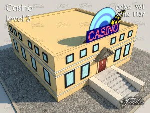 赌场3级 3D 模型