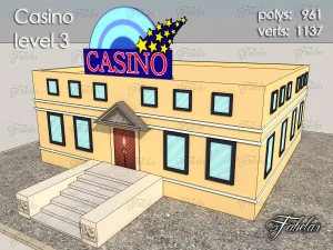 赌场3级 3D 模型