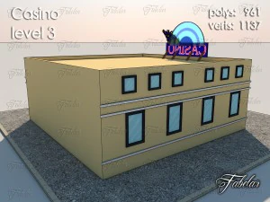 赌场3级 3D 模型