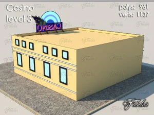 赌场3级 3D 模型