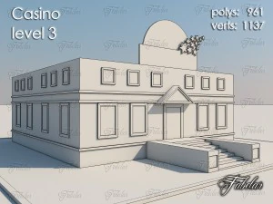 赌场3级 3D 模型