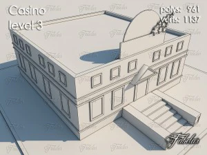 赌场3级 3D 模型