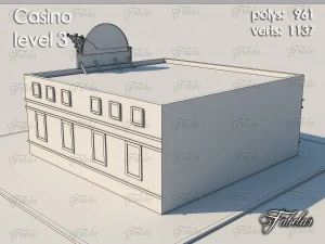 赌场3级 3D 模型