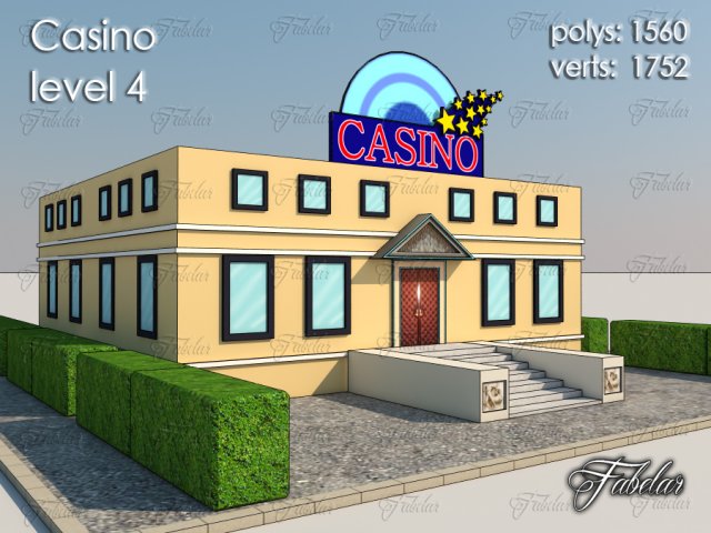 casino level 4 Modello 3D .c4d .max .obj .3ds .fbx .stl .blend 