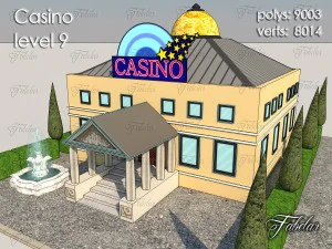 kasino tingkat 9 Model 3D