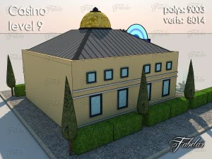 kasino tingkat 9 Model 3D