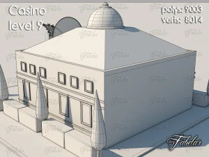 kasino tingkat 9 Model 3D