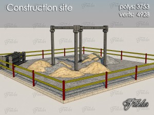 construction site 3D Model