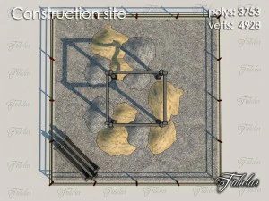 建設現場 3Dモデル