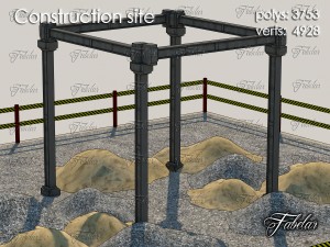 construction site 3D Модель