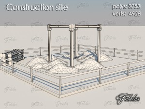 construction site 3D Модель