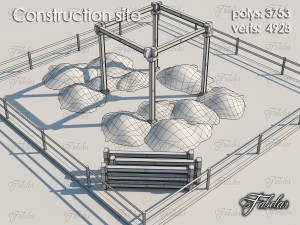 construction site 3D Модель