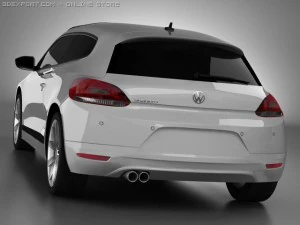 volkswagen scirocco 3D Model