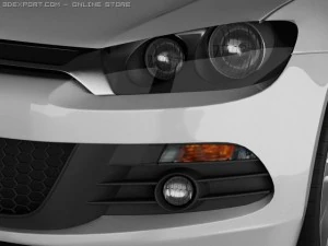 volkswagen scirocco 3D Model