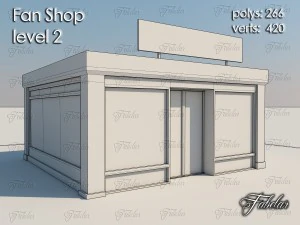 fan shop level 2 3D Model