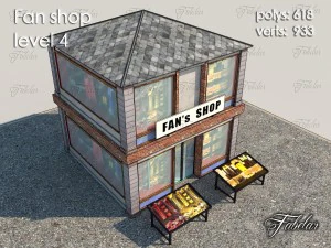 fan shop level 4 3D Model