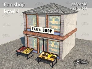 fan shop level 4 3D Model