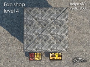 fan shop level 4 Modelo 3D