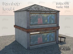 fan shop level 4 3D Model