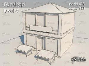 fan shop level 4 3D Model