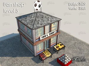 fan shop level 5 3D Model