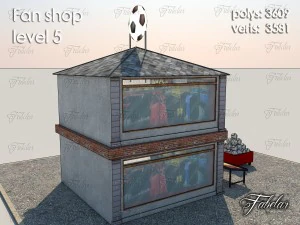 fan shop level 5 3D Model