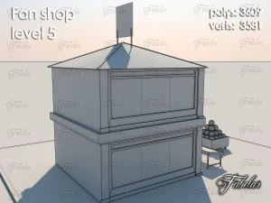 fan shop level 5 3D Model