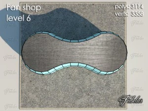 fan shop level 6 3D Model