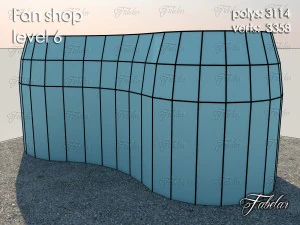 fan shop level 6 3D Model