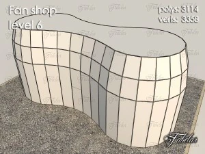 fan shop level 6 3D Model