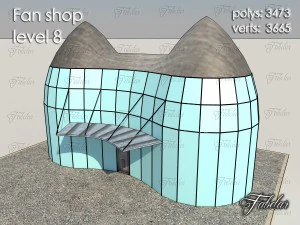 fan shop level 8 3D Model