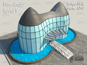 fan shop level 9 3D Model