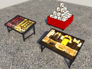 fan shop all 10 levels 3Dモデル