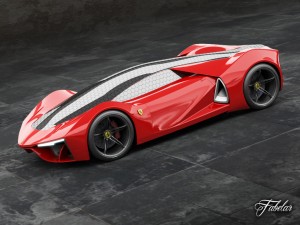 ferrari concept collection 3D Модель