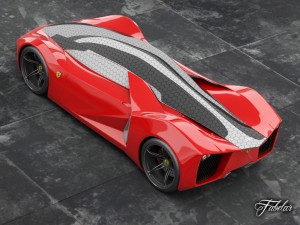 ferrari concept collection 3D Модель