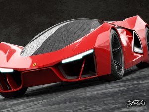 ferrari concept collection 3D Модель