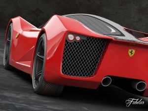 ferrari concept collection 3D Модель