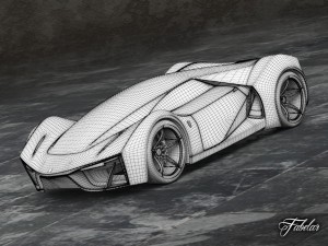 ferrari concept collection 3D Модель