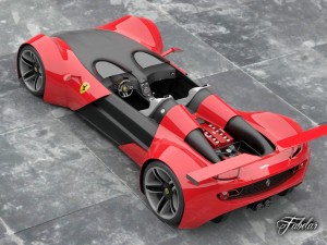 ferrari concept collection 3D Модель