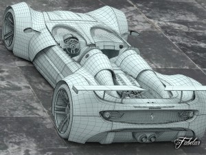 ferrari concept collection 3D Модель