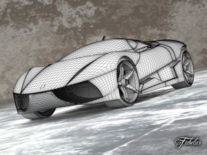 ferrari concept collection 3D Модель
