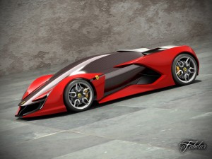ferrari concept collection 3D Модель