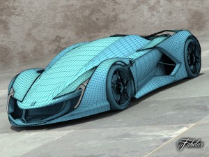 ferrari concept collection 3D Модель