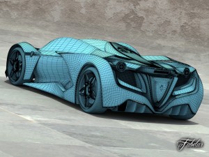 ferrari concept collection 3D Модель