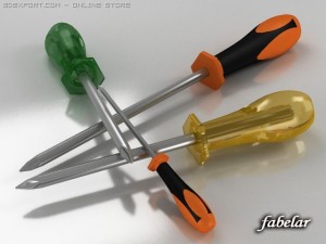 screwdrivers 3D 모델
