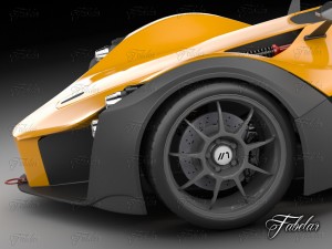 bac mono Modèle 3D