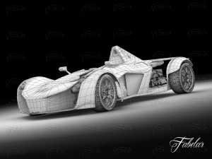 bac mono Modèle 3D