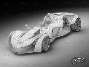 bac mono Modèle 3D