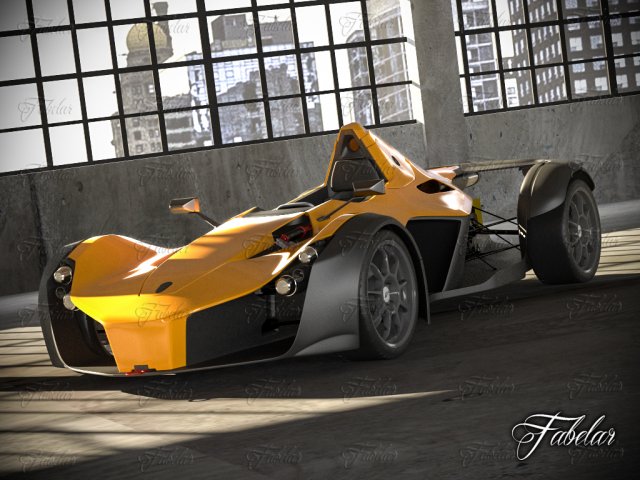 bac mono garage 3Dモデル .c4d .max .obj .3ds .fbx .stl .blend 