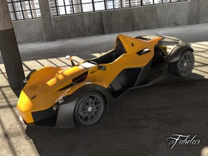 bac mono garage 3Dモデル